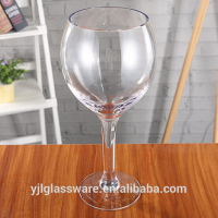 hand blown giant wine glass vase for event and wedding decoration