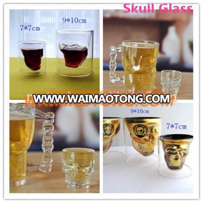 Borocilicate skull glass