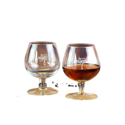 Handmade customized cocktail glasses classic crystal brandy glass