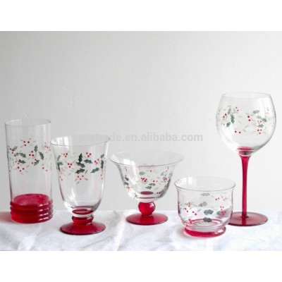 How To Buy the Vintage Painted Christmas Drinking Glass