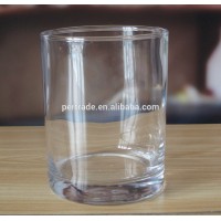 clear drink glass,cheap glas cup ,cylinder glass cup in stacks