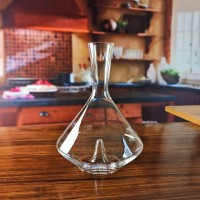 Hot Selling Hand Blown Lead Free Crystal Wine Decanter 2 Litre New Eur Style Crystal Wine Decanter