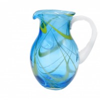 customize color glass water pitcher mexican pitchers glass water jug with handle